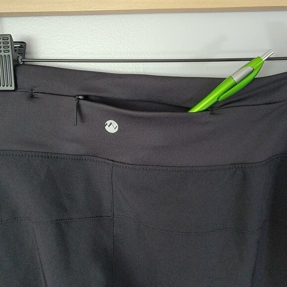 Willit Black Board Swim Shorts Womens 2XL Zip Pockets Slimming Surf Beach Lake - Picture 4 of 10